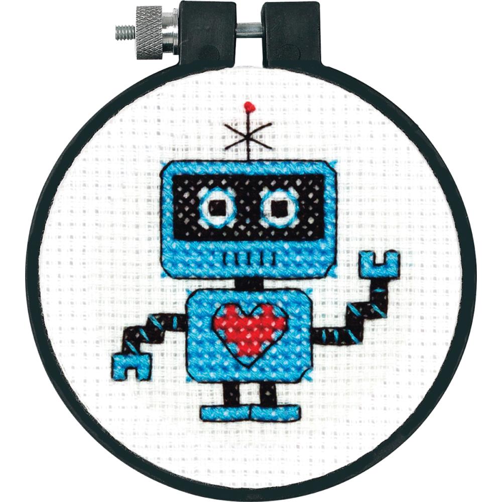 (image for) Learn A Craft Robot Counted Cross Stitch Kit